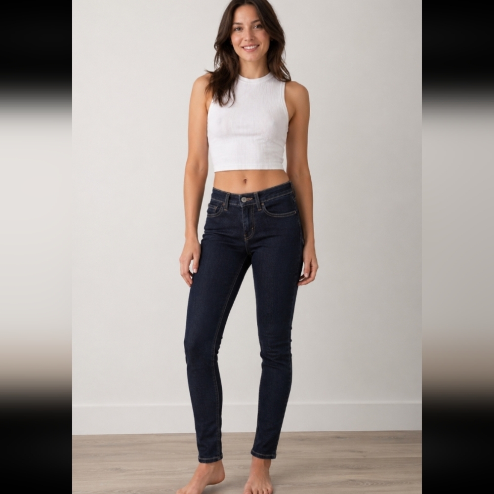 Levi’s 535 Leggings dark blue jeans 0